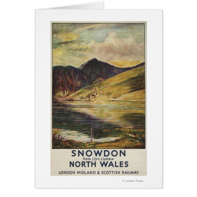 Poster del ferrocarril Snowdon Mountain View (Frente)