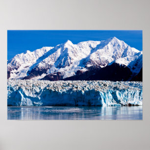 Póster del glaciar Hubbard, Alaska