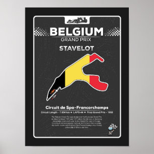 Póster del GP Belga