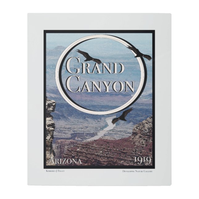 Poster del Gran Cañón (Anverso)