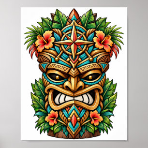 Póster del Guardián Tiki de Golden Reef