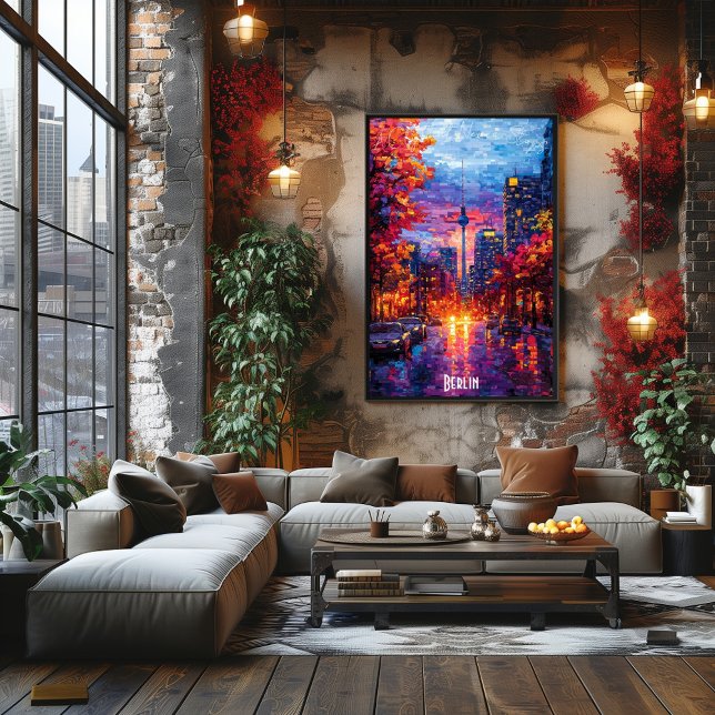 Póster del horizonte de la ciudad de Berlín - Arte (Subido por el creador)