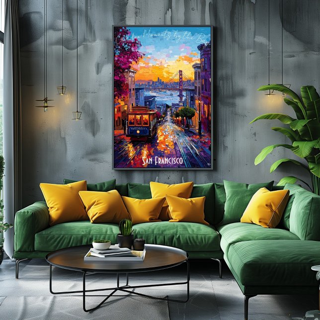 Póster del horizonte de San Francisco – California (Subido por el creador)