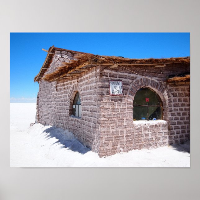 póster del hotel de sal Uyuni (Frente)
