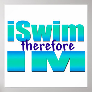 Póster del iSwim poster IM por lo tanto
