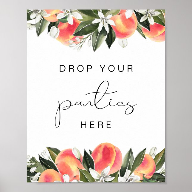 Póster del Juego de Bragas de Soltera Melocotón de (Frente)