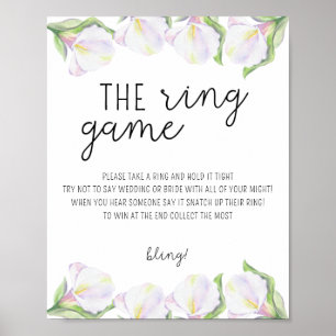 Póster del juego de flores de Calla - Ponle un ani