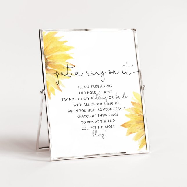 Póster del juego de las margaritas "ponle un anill (Subido por el creador)