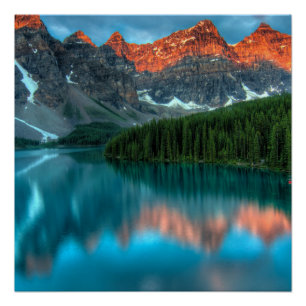 Poster del Lago Blue Gaze Mountain