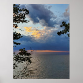 Póster del lago Blue Sky