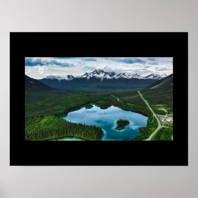 Póster del lago Good Hope Canadá (Frente)