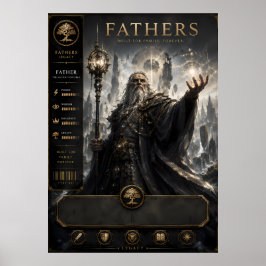 Póster del legendario mago padre