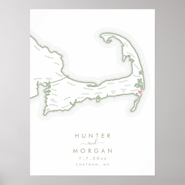 Póster del Libro de Invitados Sabios para Bodas en (Frente)