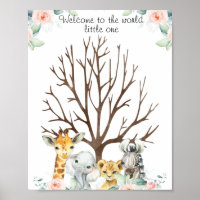 Poster del libro de visitas con huellas dactilares