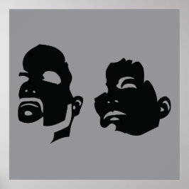 Póster del logotipo de BerkhouseSnyder Heads Up