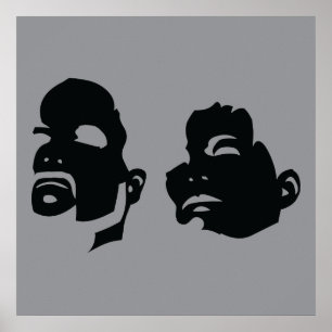 Póster del logotipo de BerkhouseSnyder Heads Up