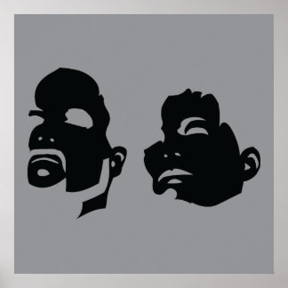 Póster del logotipo de BerkhouseSnyder Heads Up