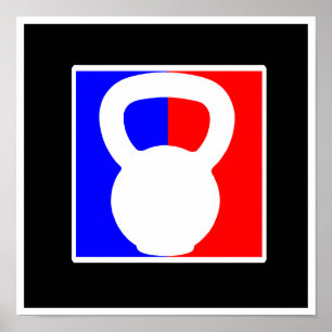 Poster del logotipo de Kettlebell Pro - Impresión 