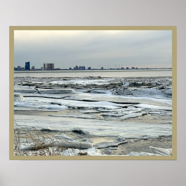 Póster del Océano Atlántico Congelado (Frente)