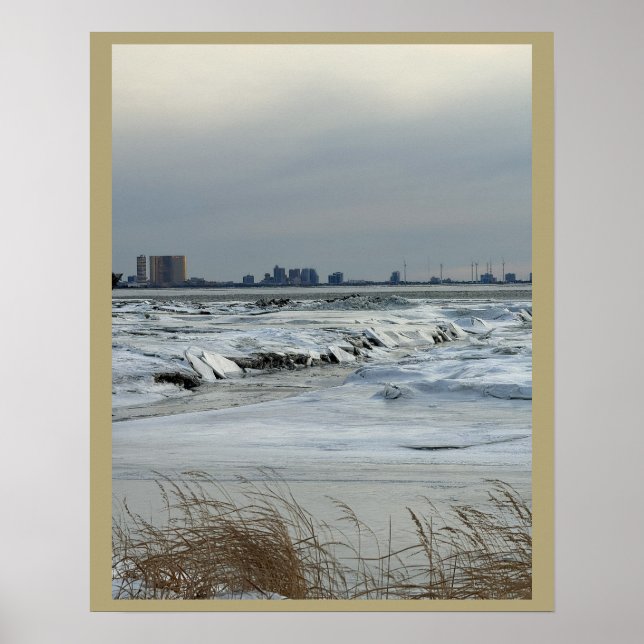 Póster del Océano Atlántico Congelado (Frente)