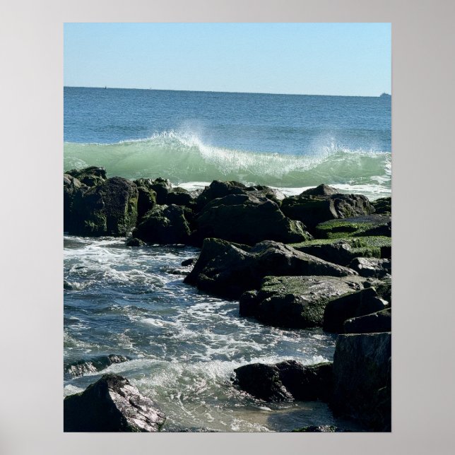 Póster del Océano Sea Girt (Frente)