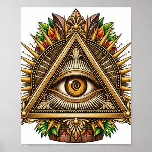 Póster del Ojo de Oro Antiguo