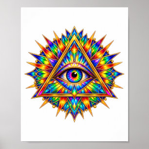 Póster del Ojo del Amanecer Prismático