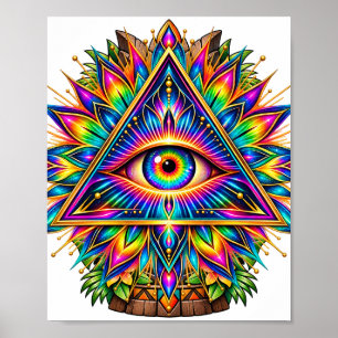 Póster del Ojo del Estallido Prismático del Sol