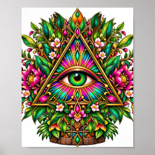 Póster del Ojo del Jardín de Joyas