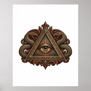 Póster del Ojo del Pergamino de la Serpiente