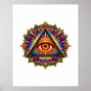 Póster del Ojo del Sol Rubí