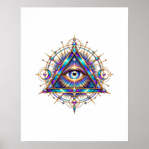 Póster del Ojo Halo de Ópalo