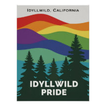 Poster del Orgullo Idyllwild