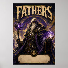 Póster del padre mago místico