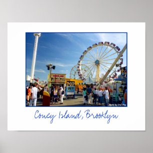 Póster del parque de diversiones Astroland