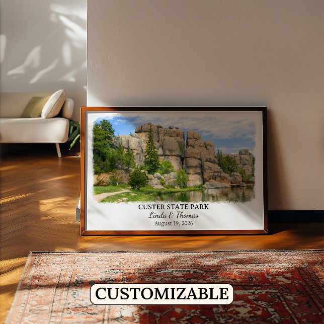 Póster del Parque Estatal Custer Dakota del Sur, A (Subido por el creador)