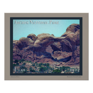 Poster del Parque Nacional Arches