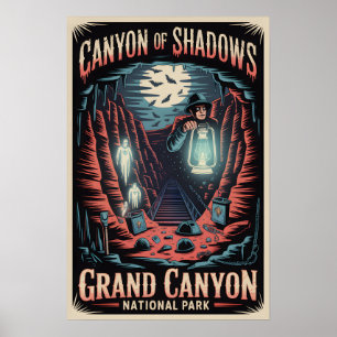 Póster del Parque Nacional del Gran Cañón Embrujad