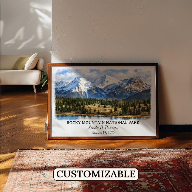 Póster del Parque Nacional Montañas Rocosas Colora (Subido por el creador)