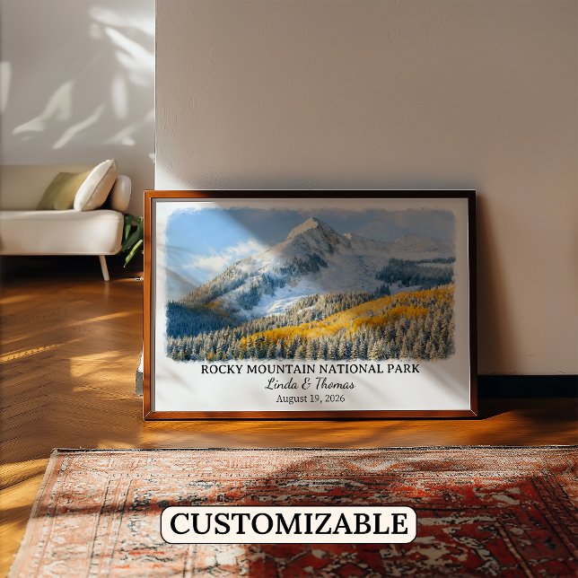 Póster del Parque Nacional Montañas Rocosas Colora (Subido por el creador)