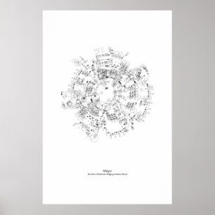 Póster Del personal: Allegro (negro)