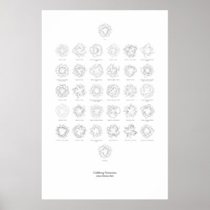 Póster Del personal: Variaciones de Goldberg (sepárese)
