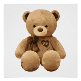 Poster del Personalizado del oso