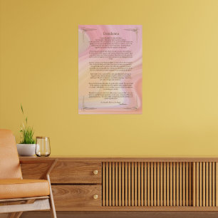 Póster del poema Desiderata de Max Ehrmann
