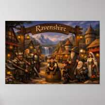 Póster del pueblo de Ravenshire