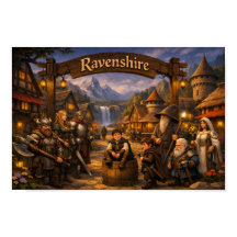 Póster del pueblo de Ravenshire