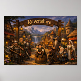 Póster del pueblo de Ravenshire