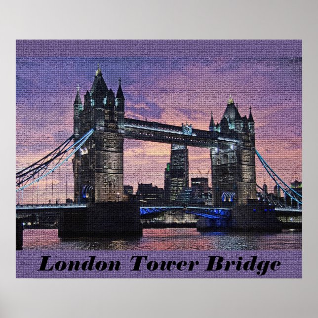 Póster del Puente de la Torre de Londres (Frente)