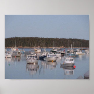 Póster del puerto de Stonington, Stonington Maine