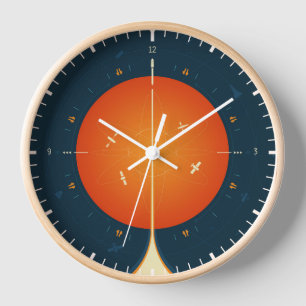 Poster del reloj atómico del espacio profundo, ver